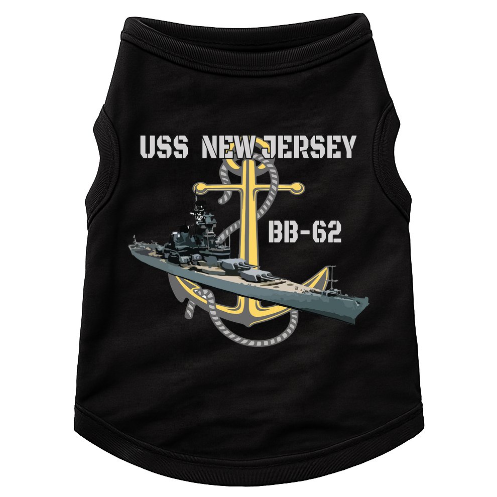Uss New Jersey Bb62 Battleship Ww2 American Warship Veteran Doggie Tank
