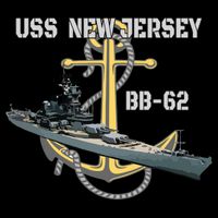 Uss New Jersey Bb62 Battleship Ww2 American Warship Veteran Button