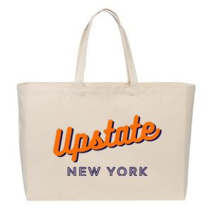 Upstate Ny Love I Love Upstate New York Ny State Hometown Cotton Canvas Jumbo Tote