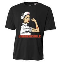 Unbreakable Nurse Life LPN RN Funny Nursing Gift Mothers Day Cooling Performance Crew T-Shirt