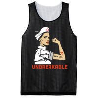 Unbreakable Nurse Life LPN RN Funny Nursing Gift Mothers Day Mesh Reversible Basketball Jersey Tank