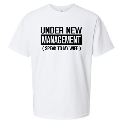 Under New Management Speak To My Wife Sueded Cloud Jersey T-Shirt