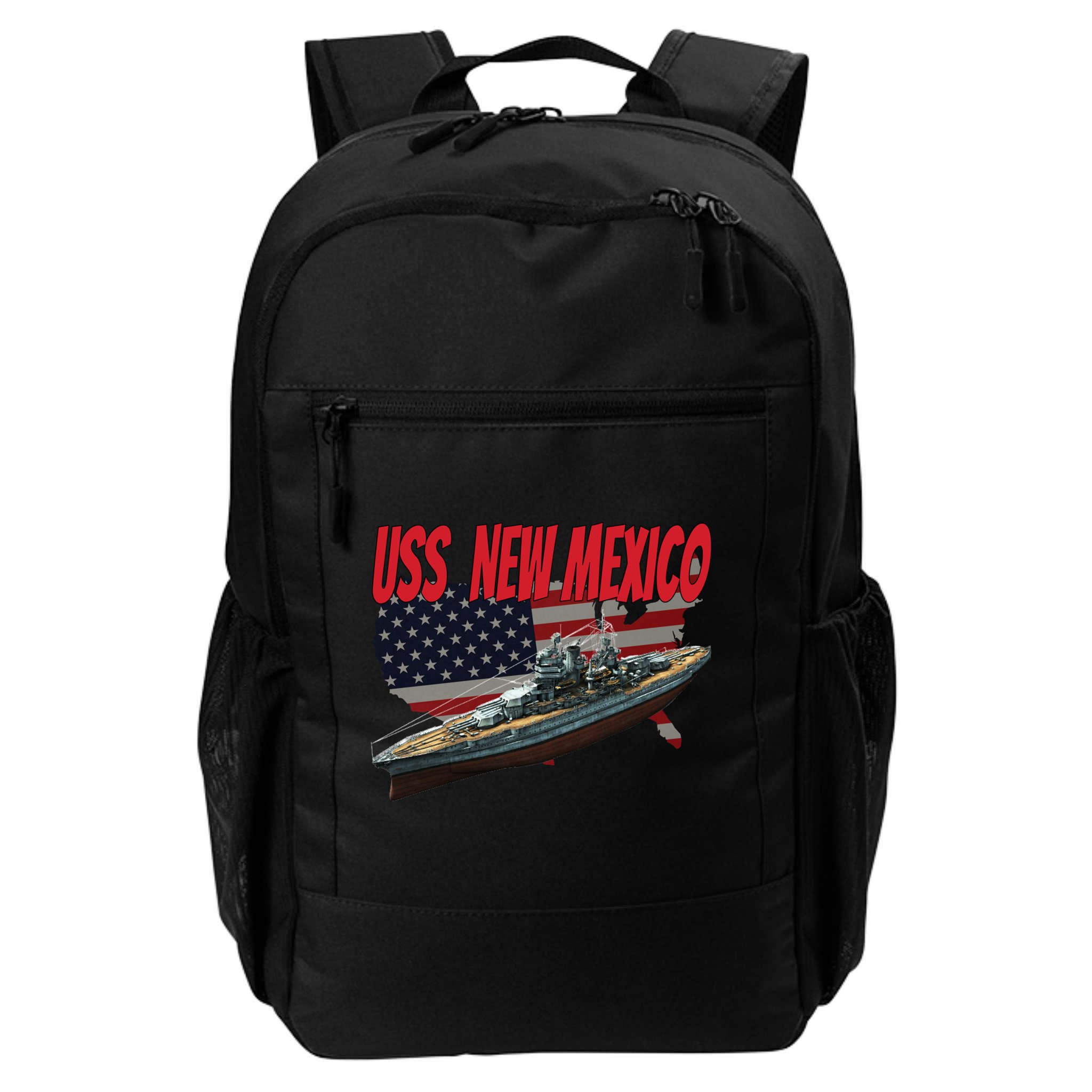 Uss New Mexico Bbgift40 Ww2 War Veteran Battleship Dad Son Boy Gift Backpack