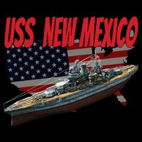 Uss New Mexico Bbgift40 Ww2 War Veteran Battleship Dad Son Boy Gift Flat Bill Trucker Hat