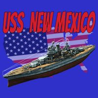 Uss New Mexico Bbgift40 Ww2 War Veteran Battleship Dad Son Boy Gift Zip Tote Bag