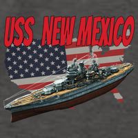 Uss New Mexico Bbgift40 Ww2 War Veteran Battleship Dad Son Boy Gift Vector Backpack
