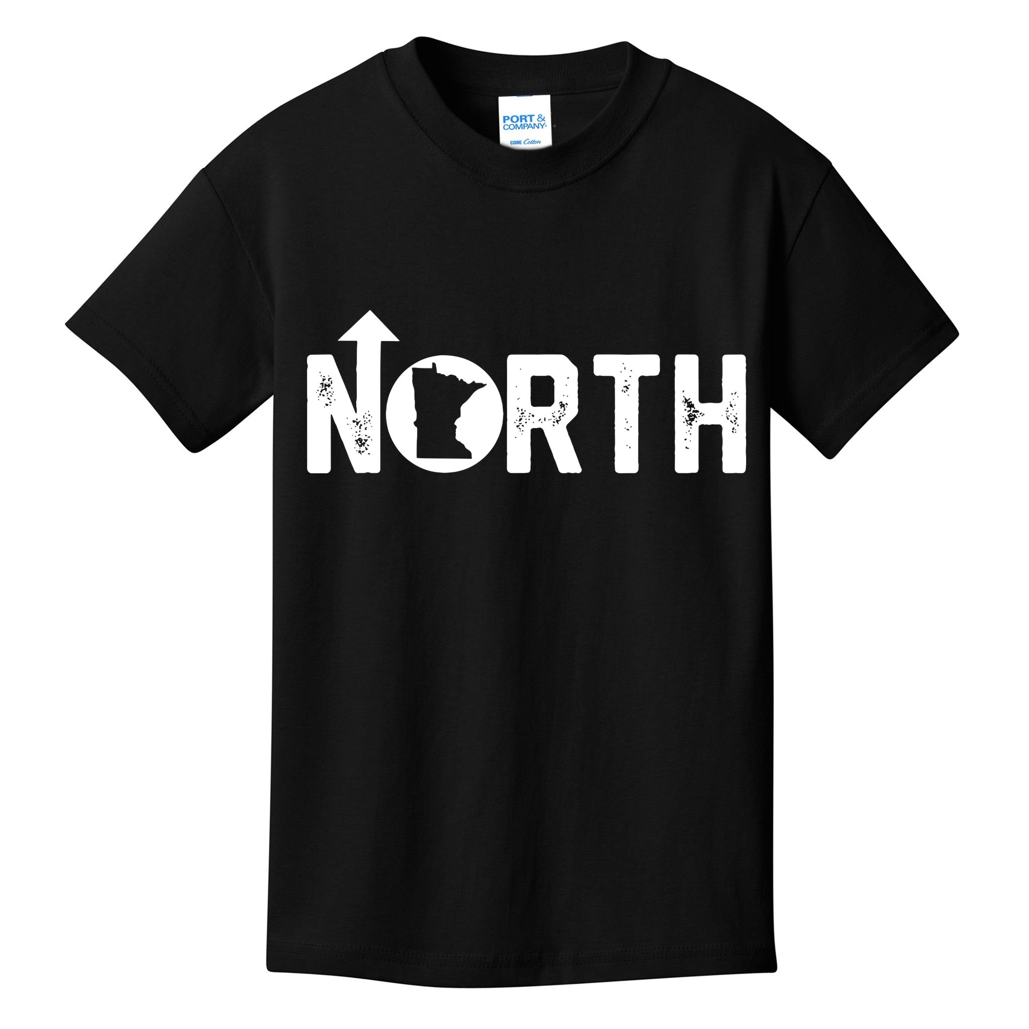 Up North Minnesota 10000 Lakes Kids T-Shirt