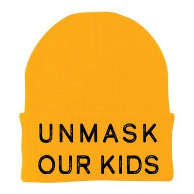 Unmask Our Kids Knit Cap Winter Beanie