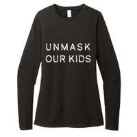 Unmask Our Kids Womens CVC Long Sleeve Shirt