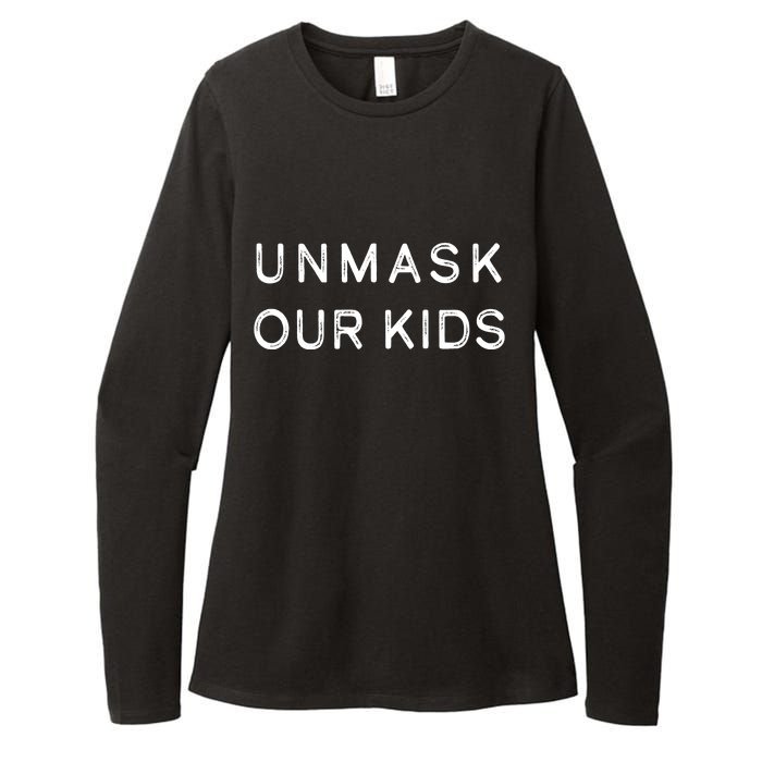 Unmask Our Kids Womens CVC Long Sleeve Shirt