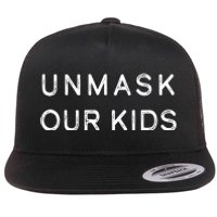 Unmask Our Kids Flat Bill Trucker Hat