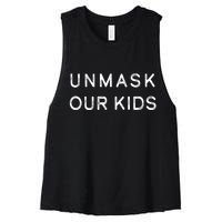 Unmask Our Kids Women's Racerback Cropped Tank