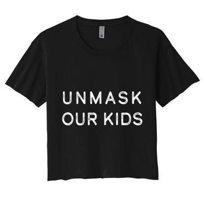 Unmask Our Kids Crop Top