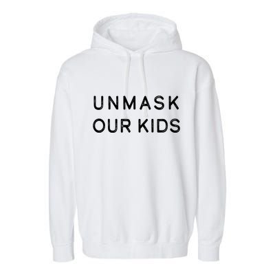 Unmask Our Kids Garment-Dyed Fleece Hoodie