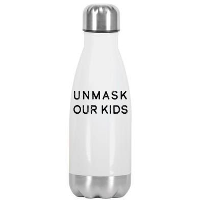 Unmask Our Kids Stainless Steel Insulated Water Bottle