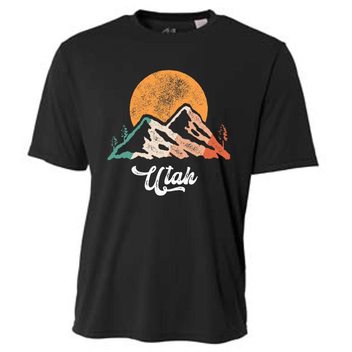 Utah Nature National Park Sunset Mountains Utah Cooling Performance Crew T-Shirt