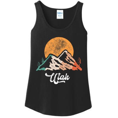 Utah Nature National Park Sunset Mountains Utah Ladies Essential Tank