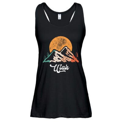 Utah Nature National Park Sunset Mountains Utah Ladies Essential Flowy Tank