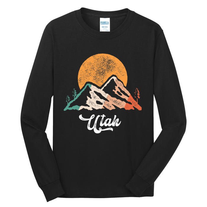 Utah Nature National Park Sunset Mountains Utah Tall Long Sleeve T-Shirt