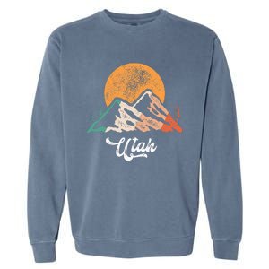 Utah Nature National Park Sunset Mountains Utah Garment-Dyed Sweatshirt