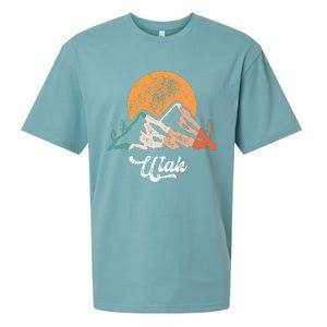 Utah Nature National Park Sunset Mountains Utah Sueded Cloud Jersey T-Shirt