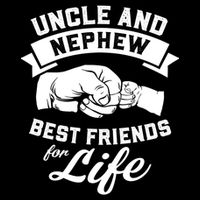 Uncle N Nephew Best Friends For Life Positive Quote Cooling Performance Crew T-Shirt