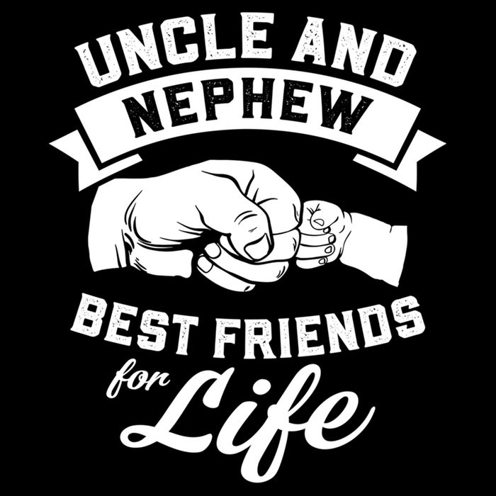 Uncle N Nephew Best Friends For Life Positive Quote Cooling Performance Crew T-Shirt