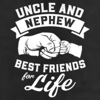 Uncle N Nephew Best Friends For Life Positive Quote Adult Drive Performance Visor