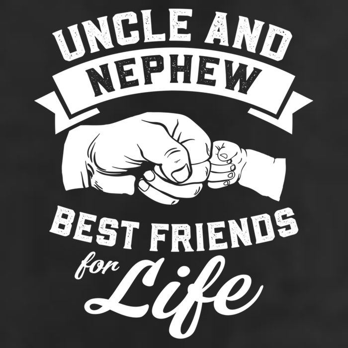 Uncle N Nephew Best Friends For Life Positive Quote Adult Drive Performance Visor