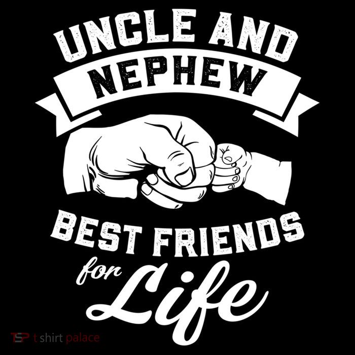 Uncle N Nephew Best Friends For Life Positive Quote 16 in Basic Backpack