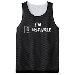 Unstable Nuclear Physics Chemistry Science Mesh Reversible Basketball Jersey Tank