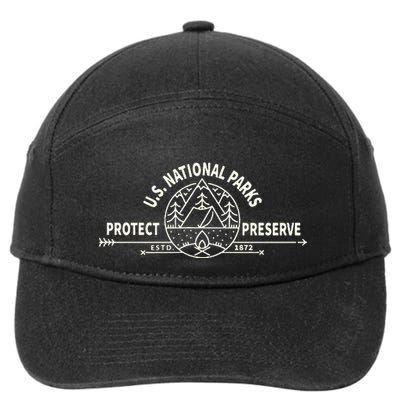 U.S. National Park Preserve & Protect The Us National Parks 7-Panel Snapback Hat