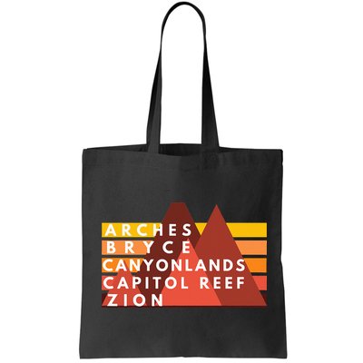 Utah National Parks Utah's Mighty Five Souvenir NPS Moab Bag