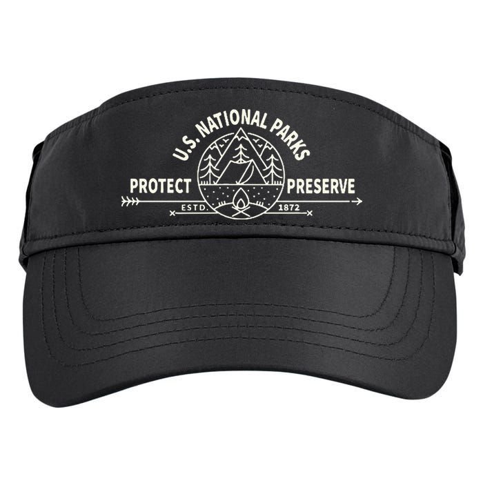 U.S. National Park Preserve & Protect The Us National Parks Adult Drive Performance Visor
