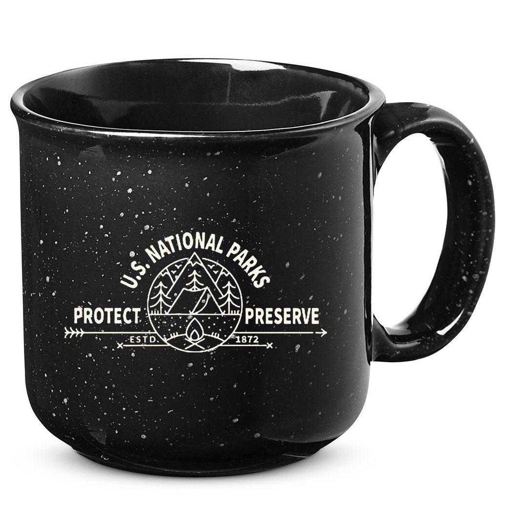 U.S. National Park Preserve & Protect The Us National Parks 15oz Campfire Ceramic Mug