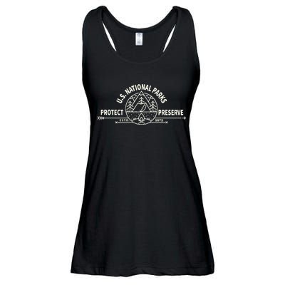 U.S. National Park Preserve & Protect The Us National Parks Ladies Essential Flowy Tank