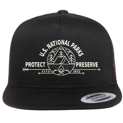 U.S. National Park Preserve & Protect The Us National Parks Flatbill Hat