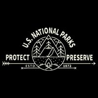 U.S. National Park Preserve & Protect The Us National Parks Flat Bill Trucker Hat