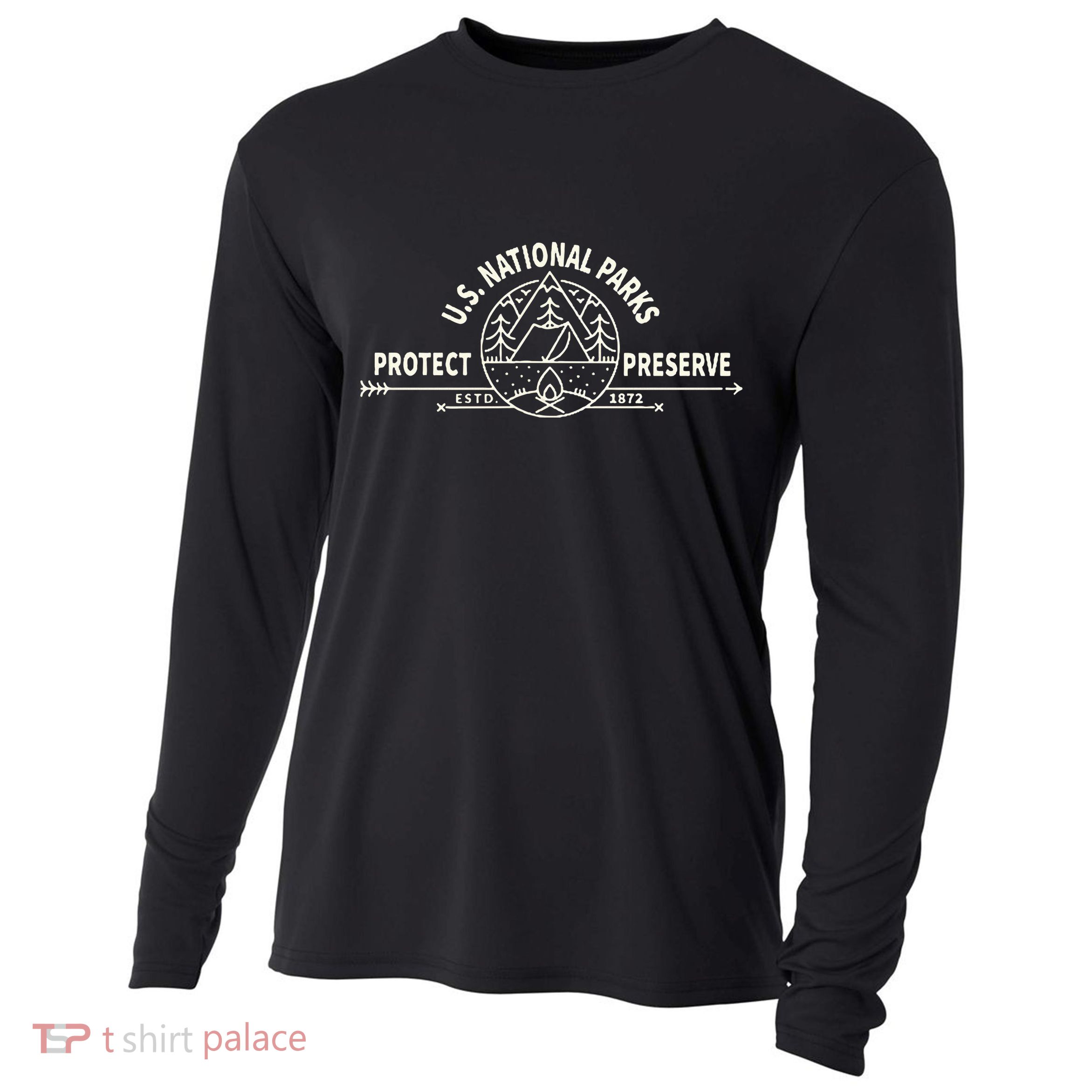 U.S. National Park Preserve & Protect The Us National Parks Cooling Performance Long Sleeve Crew