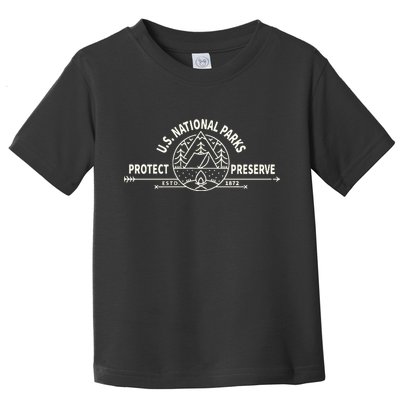 U.S. National Park Preserve & Protect The Us National Parks Toddler T-Shirt
