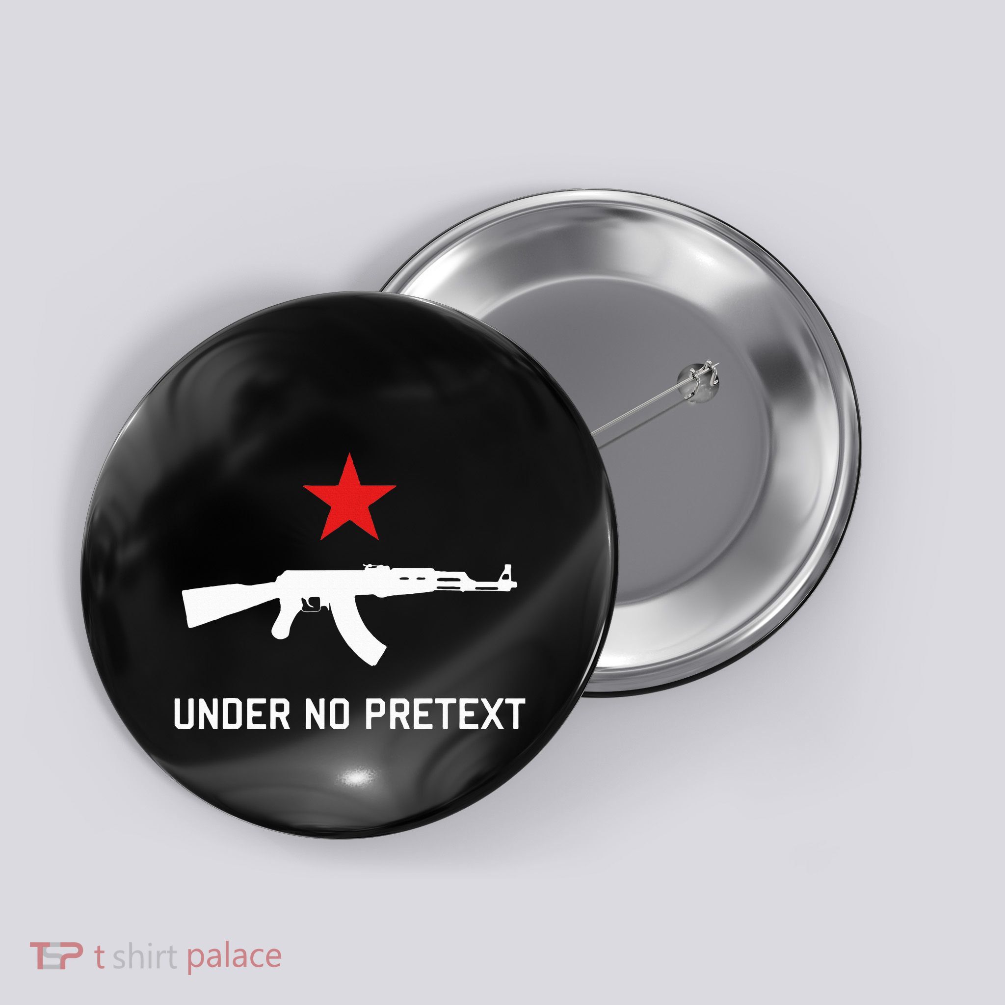 Under No Pretext Karl Marx Marxism Button