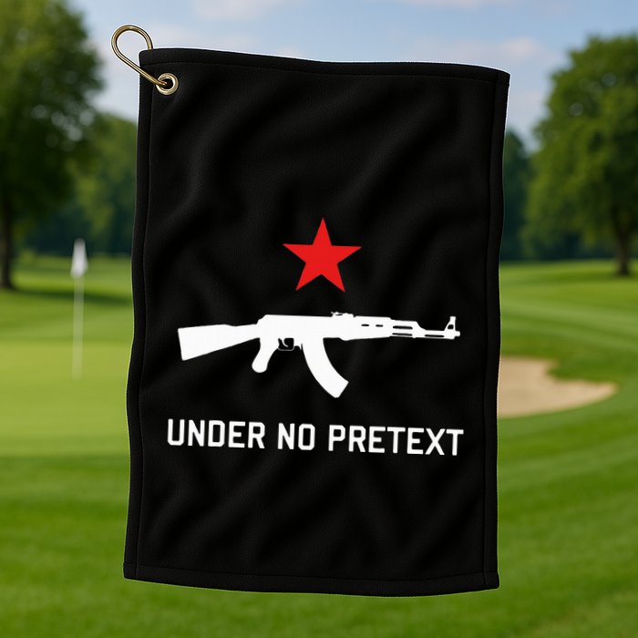 Under No Pretext Karl Marx Marxism Golf Towel