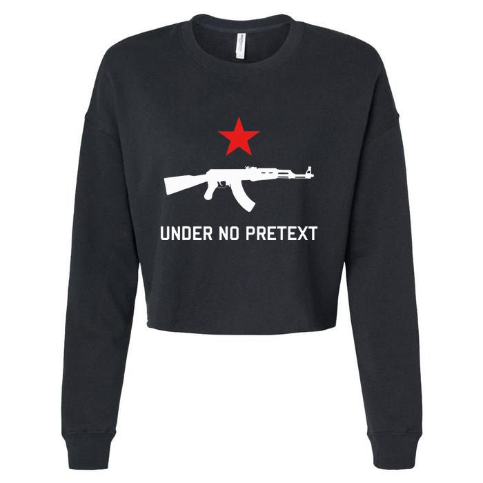 Under No Pretext Karl Marx Marxism Cropped Pullover Crew