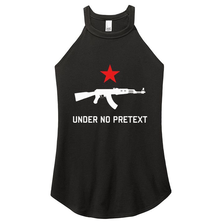 Under No Pretext Karl Marx Marxism Women's Perfect Tri Rocker Tank