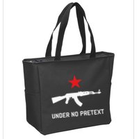 Under No Pretext Karl Marx Marxism Zip Tote Bag