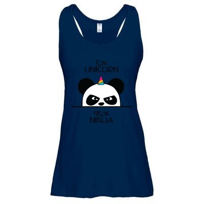 Unicorn Ninja Panda Ladies Essential Flowy Tank