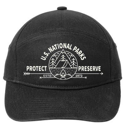 U.S. National Park Preserve & Protect The US National Parks 7-Panel Snapback Hat
