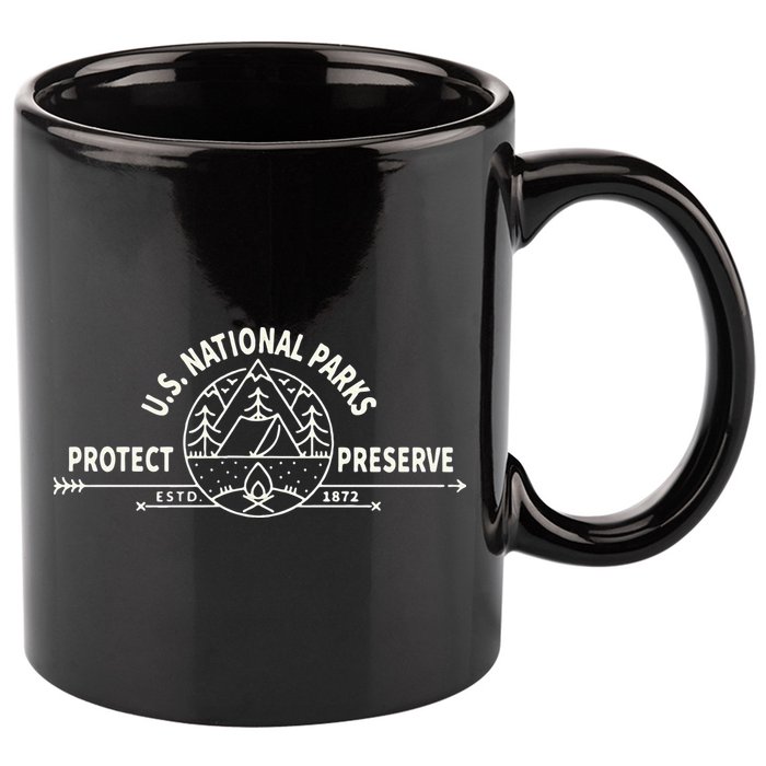 U.S. National Park Preserve & Protect The US National Parks 11oz C Handle Ceramic Mug