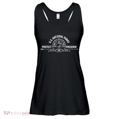 U.S. National Park Preserve & Protect The US National Parks Ladies Essential Flowy Tank