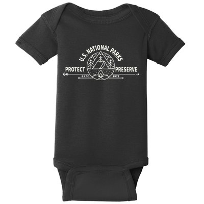 U.S. National Park Preserve & Protect The US National Parks Baby Bodysuit